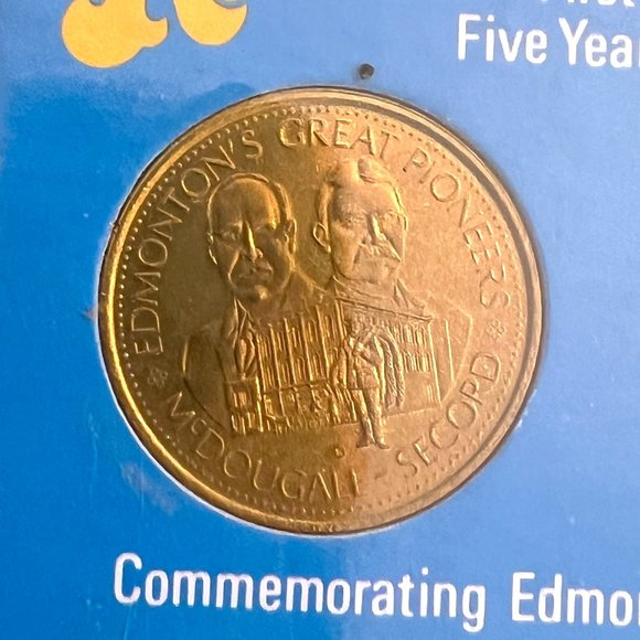 1978 Klondike Days Edmonton, Alberta, Canada Set Of 4 Coins! - Picture 7 of 12
